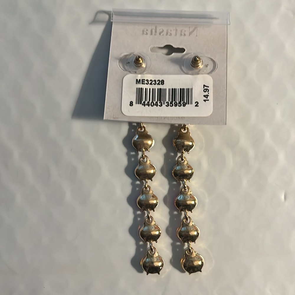 NWT Natasha Multi-colored stone lion head earrings - Picture 4 of 6